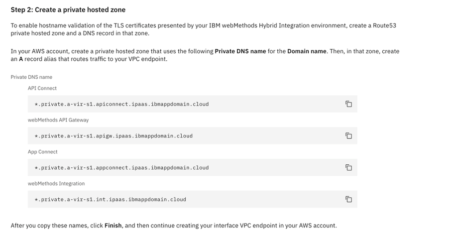 Create a private hosted zone